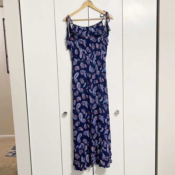 Westport Barn Ruffled Tassel Maxi Dress Size M - Picture 3 of 5